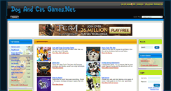 Desktop Screenshot of dogandcatgames.net
