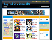 Tablet Screenshot of dogandcatgames.net